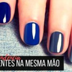 Unhas de cores diferentes, será que a moda pega?