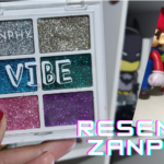 Muito brilho: Resenha paleta glitter e batom magico Vibe da Zanphy