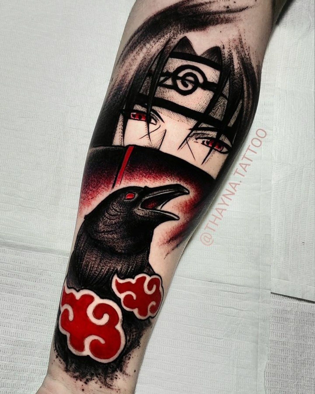 tatuagem nuvem da akatsuki